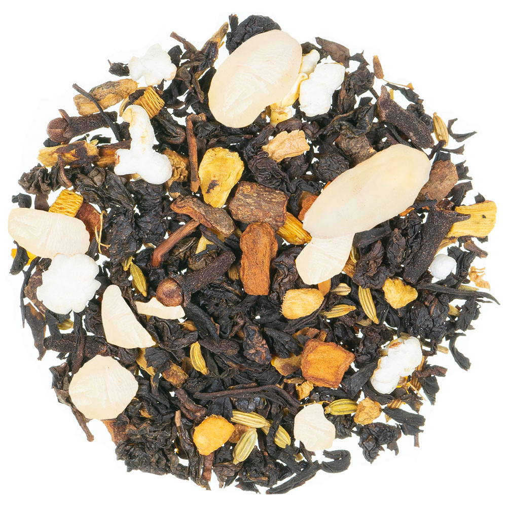 Orientalische Mandelmilch, Schwarzer Tee