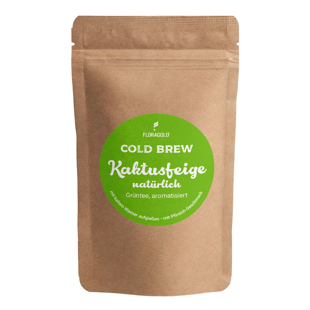 Kaltaufguss "Cold Brew" Kaktusfeige natürlich, Grüntee
