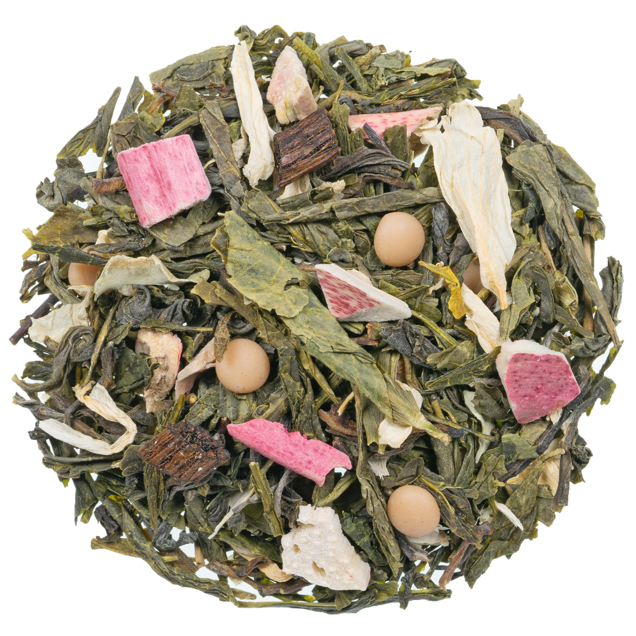 Rhabarber Kramell, Grüner Tee