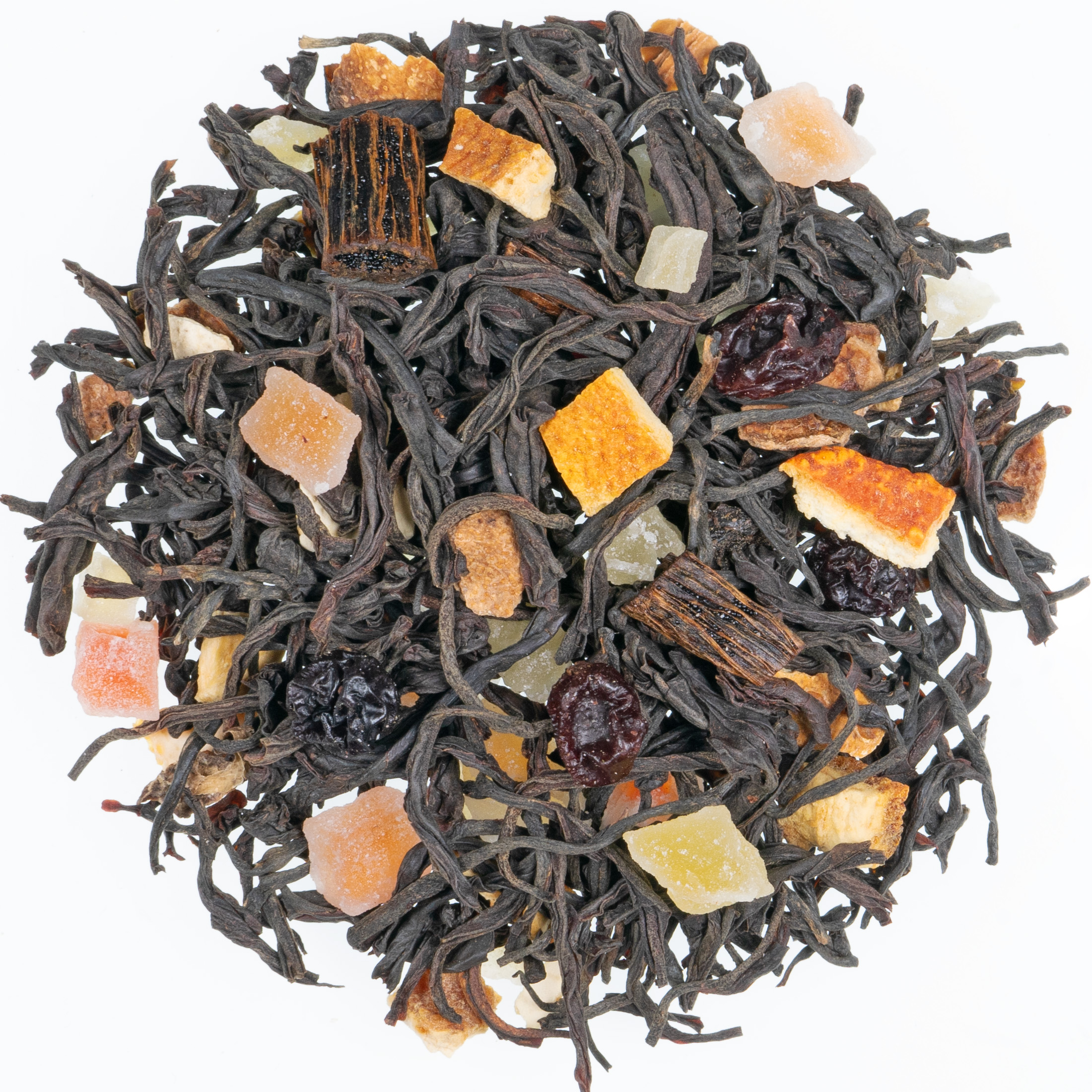 Panettone, schwarzer Tee